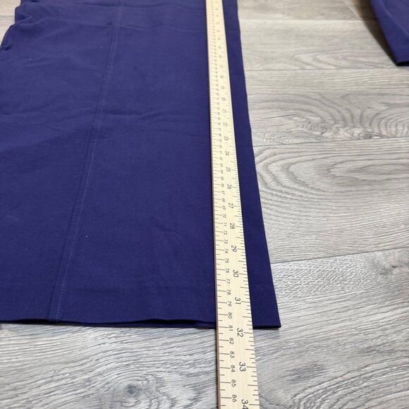 Isaac Mizrahi Wide Leg Pants Plus Size 24 Lilac Purple Stretch 24/7 Pull On - Picture 10 of 16
